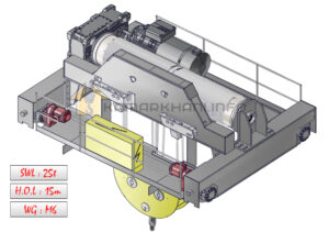 Design and drawing Hoist - trolley 20t