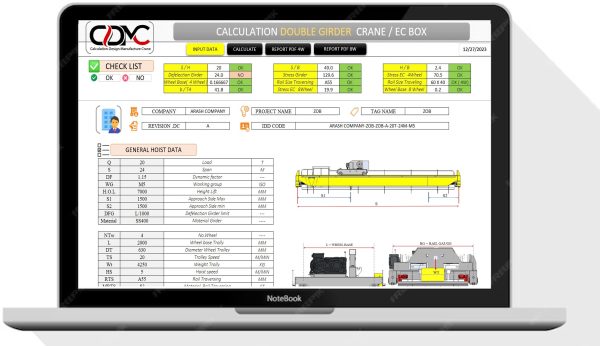 calculation double girder