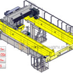 Design Overhead Crane 130 / 25 /10 T
