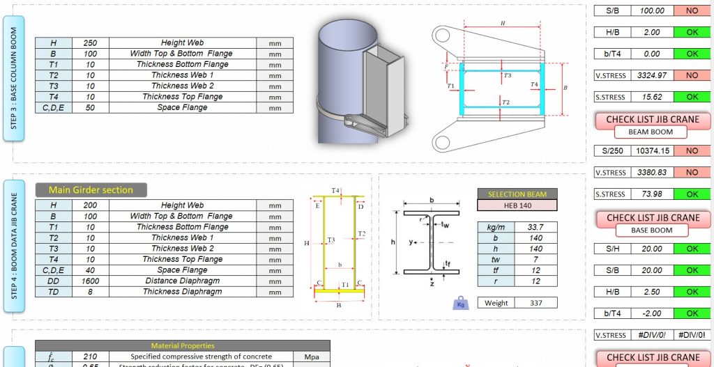 CALCULATION JIB CRANE CDMC